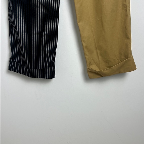 NEW Choosy Women's Size 4 Day And Night Two-Tone Color Block Pants High Rise - Picture 10 of 13